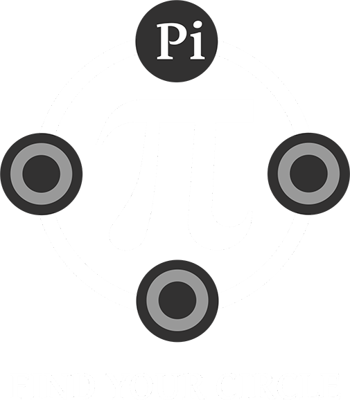 Pi Logo White50